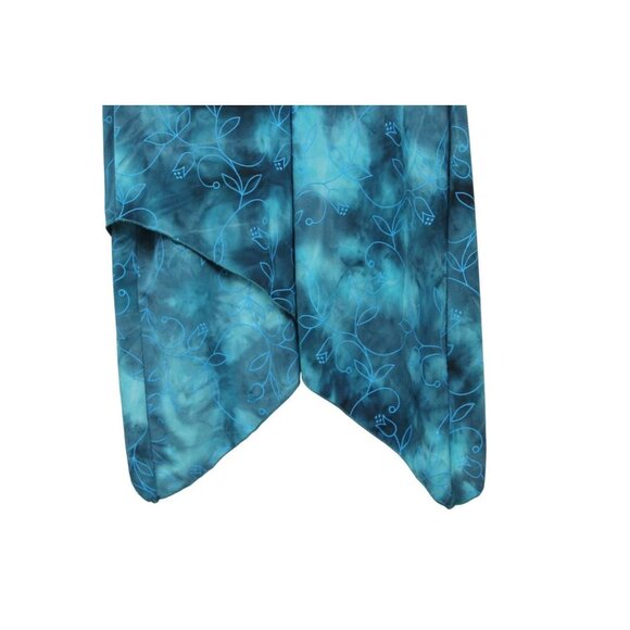 Vintage Y2K Byer Too! Dress Size Medium Tie Dye Floral Asymmetrical Fairy Formal - Picture 10 of 12